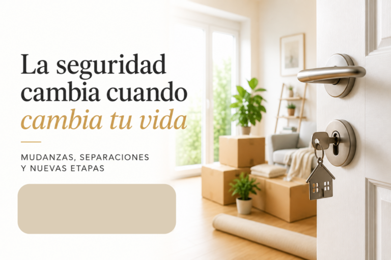 Seguridad residencial durante mudanzas y cambios de vida en el hogar